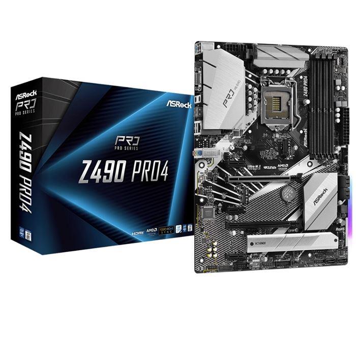 مادربرد ازراک مدل Z۴۹۰ Pro۴ سوکت پردازنده ۱۲۰۰ ASRock Z490 Pro4 LGA 1200 Motherboard